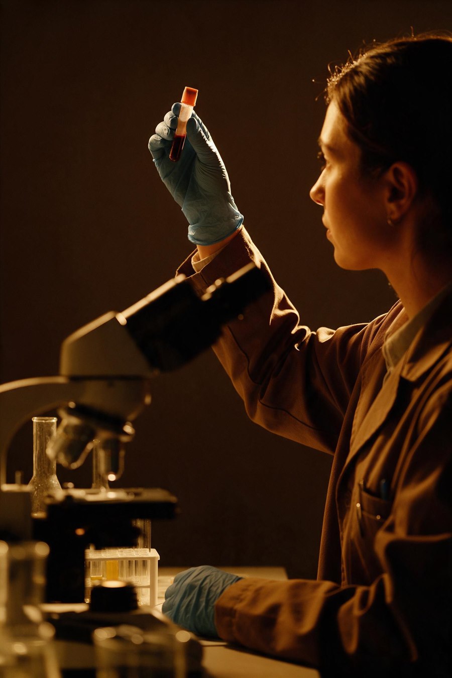 Análise laboratorial veterinária